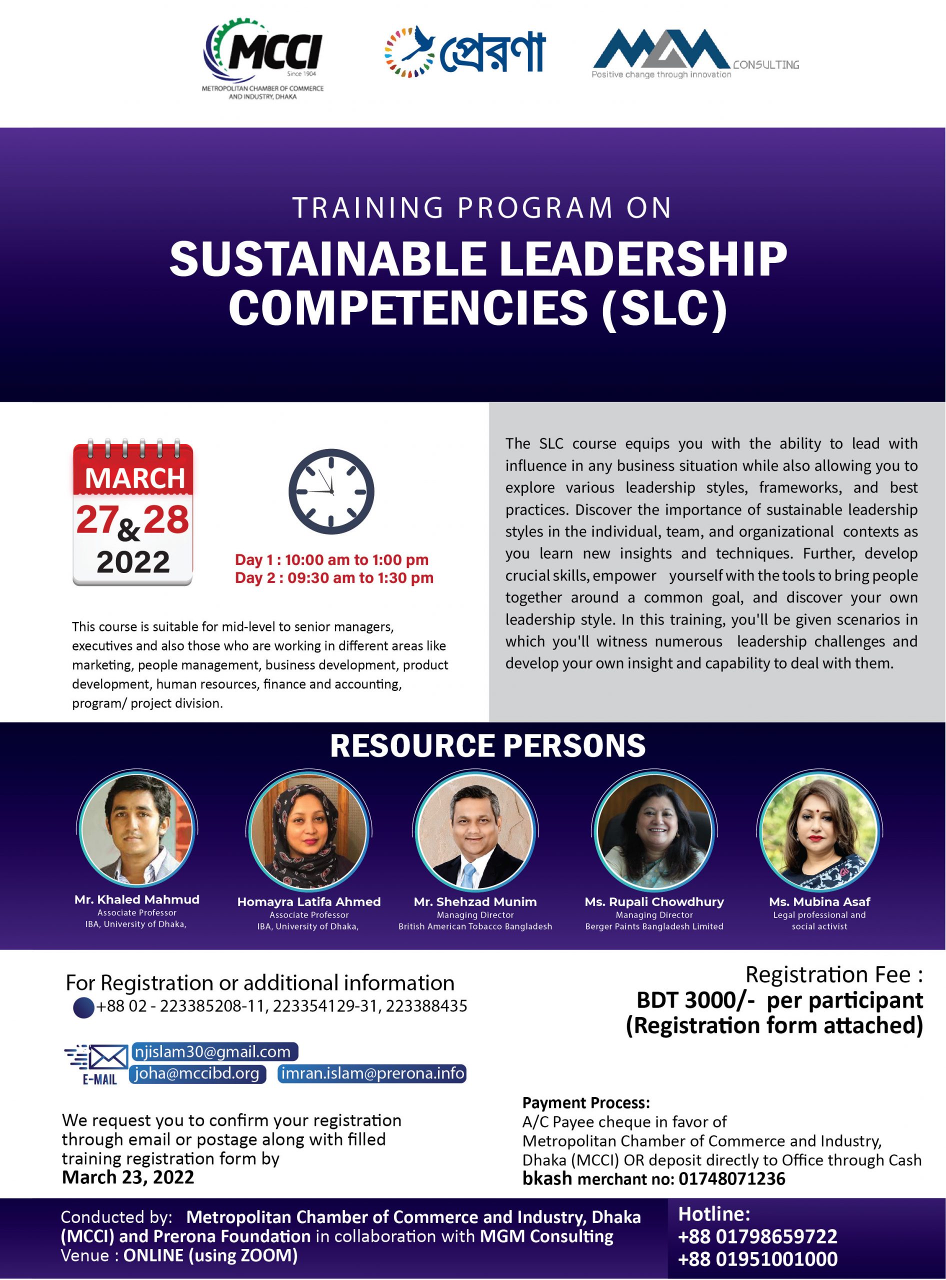 Sustainable Leadership Competencies (SLC)