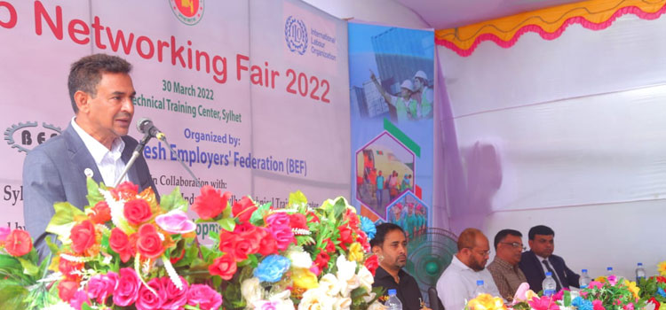 BEF in collaboration with the Sylhet Chamber of Commerce & Industry and Sylhet Technical Training Center organized a Job Networking Fair in Sylhet