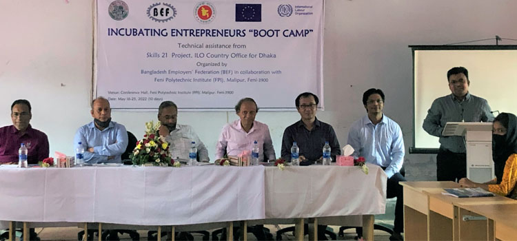 BEF in collaboration with Feni Polytechnic Institute (FPI) with the technical assistance from Skills 21 Project Incubating Entrepreneurs “Boot Camp”